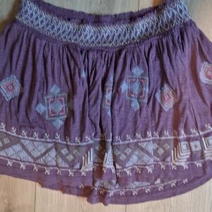 FP Movement by Free People Purple Mini Skirt